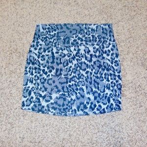 Cheetah Print Mini Skirt